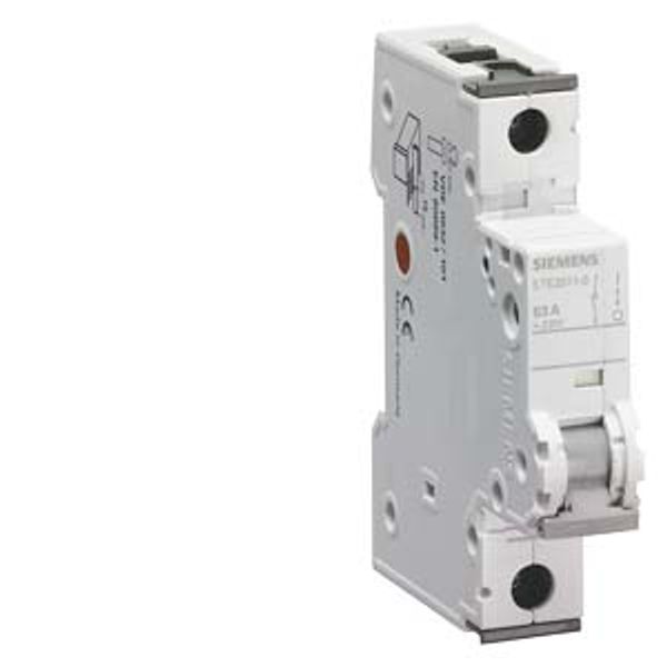 Switch 230/400 V 1-pole 63 A…5TE2511-0 image 1