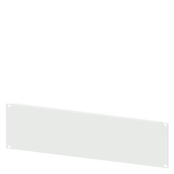 SIVACON, cover, for 19" frame, 3 HU, RAL7035 image 1