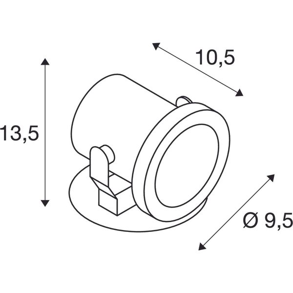 NAUTILUS, outdoor floodlight, QPAR51, max. 35W image 3