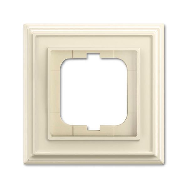 1721-832 Cover Frame Busch-dynasty® ivory white image 1