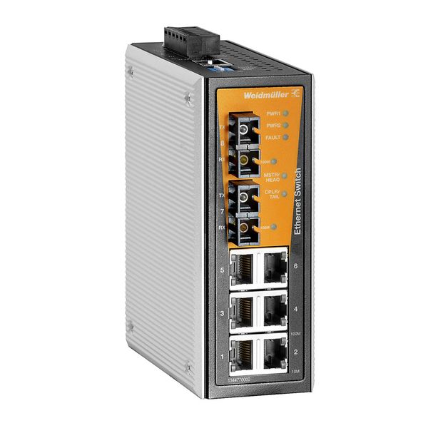 Network switch (managed), managed, Fast Ethernet, Number of ports: 6x  image 2