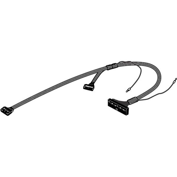 I/O connection cable, with shield connection, MIL40 to 2 x MIL20 for G XW2Z8033R image 4