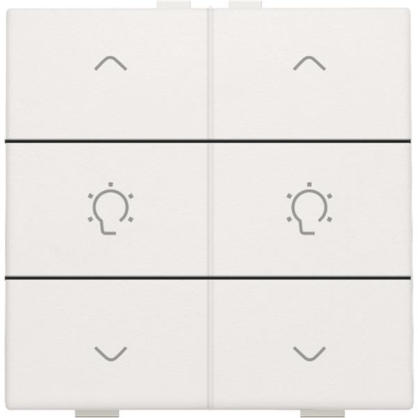 Double dimming control for Niko Home Control, white image 2