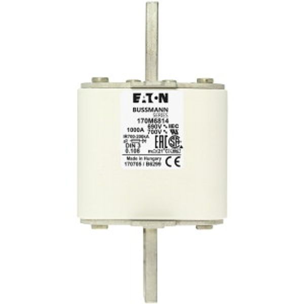 Fuse-link, high speed, 2500 A, AC 300 V, size 3, 92 x 140 x 52 mm, aR, IEC, single indicator image 7