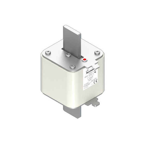 Fuse-link, high speed, 450 A, AC 1000 V, DIN 3, 90 x 75 x 150 mm, aR, DIN, IEC, single indicator image 14