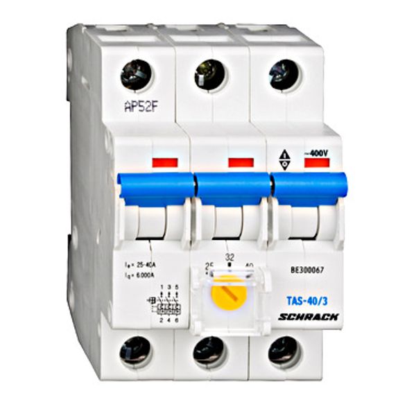 Tariff switch, 3-pole, series TAS, setting range 25, 32, 40A image 1
