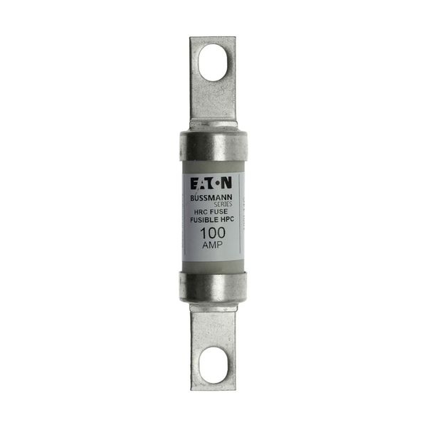 Fuse-link, low voltage, 100 A, AC 600 V, DC 250 V,  HRCII-C, 22 x 111 mm, CSA image 3