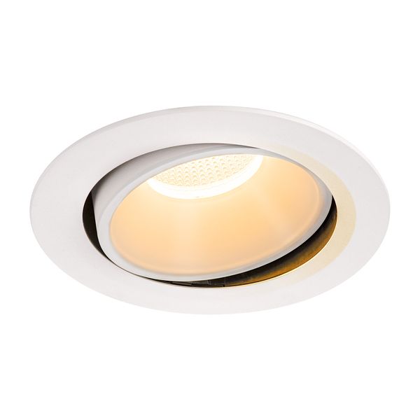 NUMINOS® MOVE DL XL, Indoor LED recessed ceiling light white/white 2700K 20° rotating and pivoting image 1