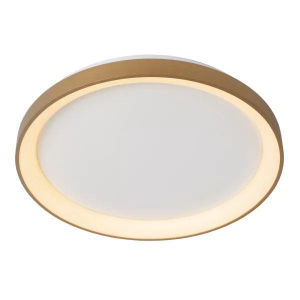 Lucide VIDAL - Flush ceiling light - Ø 48 cm - LED Dim. - 1x38W 2700K - Matt Gold / Brass image 1