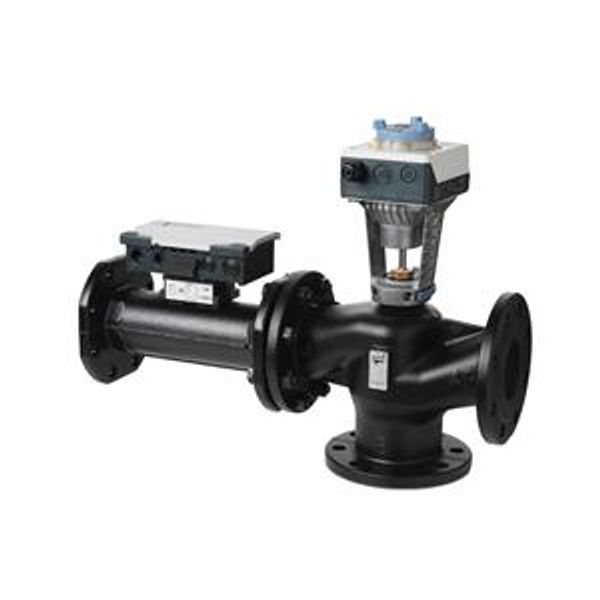 EXF4U20E100 - Intelligent Valve DN100 3-Port configuration as a sensor controlled pressure independent control valve PN16 with flanged connection including flow and capacity image 1