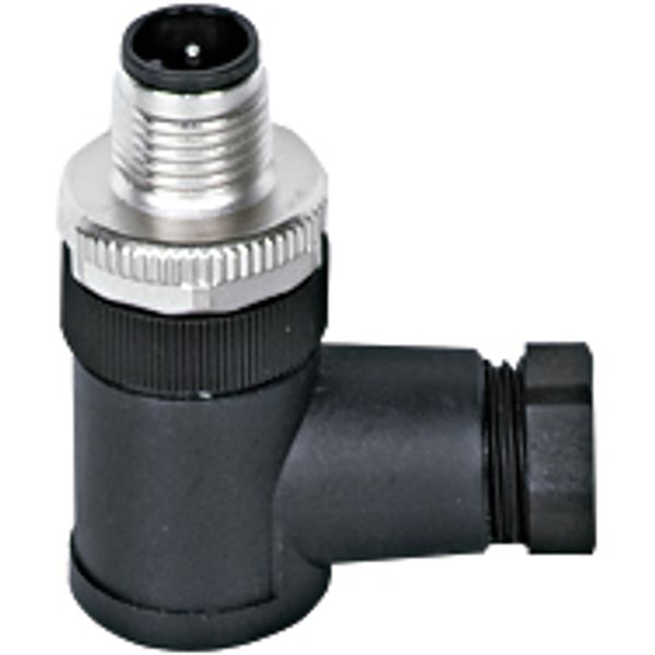 PSS67 M12 connector, angled, male, 5pole image 1