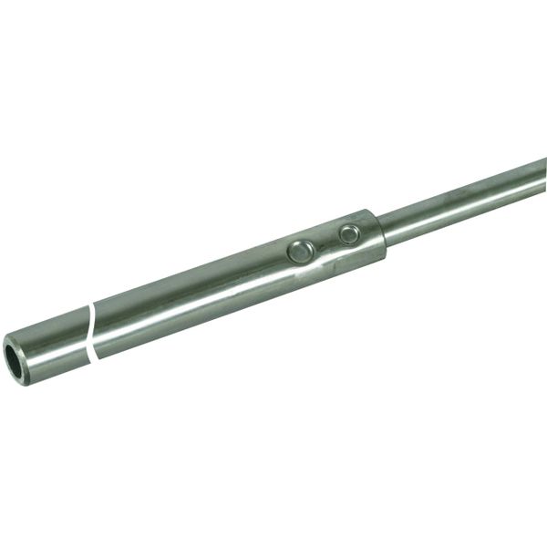Tubular air-termination rod D 16mm L 2000mm StSt tapered to 10mm image 1