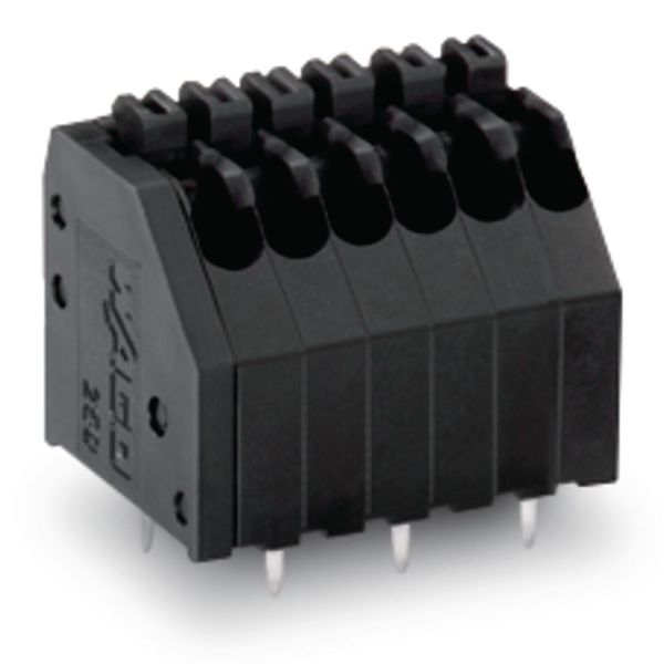 THR PCB terminal block push-button 0.5 mm² black image 1