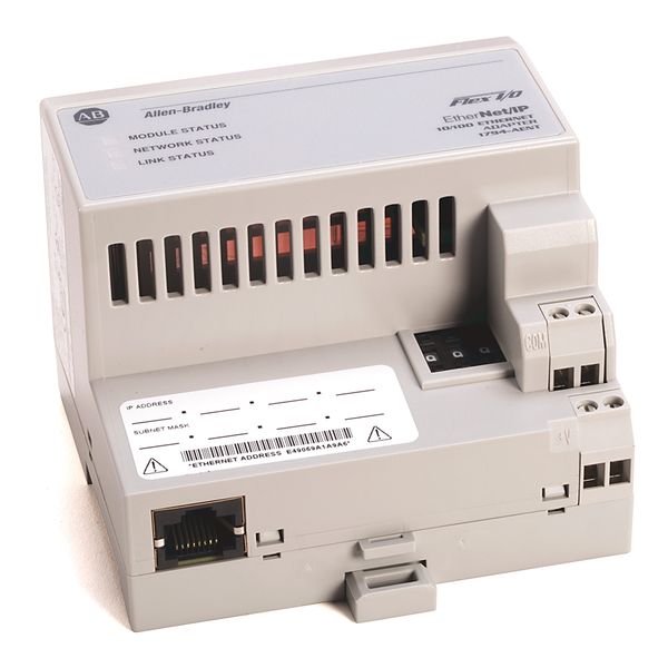 Communication Adapter, Flex I/O Ethernet/IP, 8 Modules, 24VDC image 1