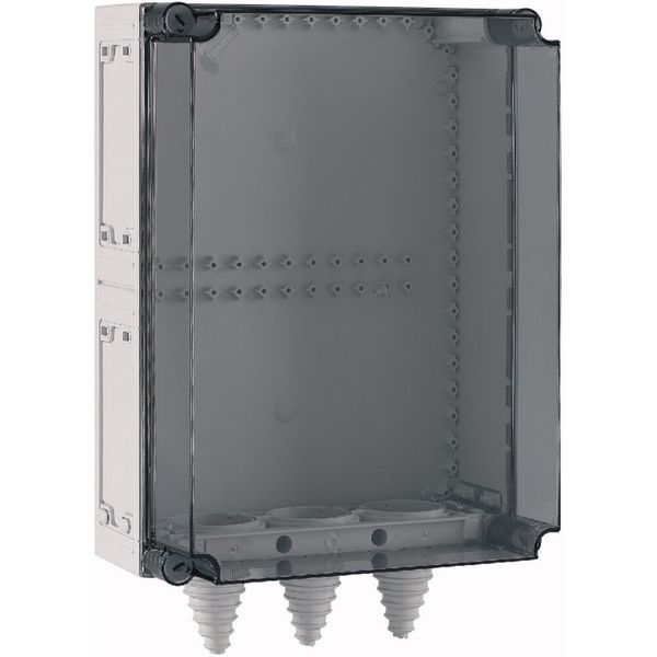 Panel enclosure, with gland plate and cable glands, HxWxD=500x375x225mm image 12