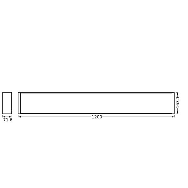 Office Line Double Wrap 1.2M 40W 840 DIM RC image 5