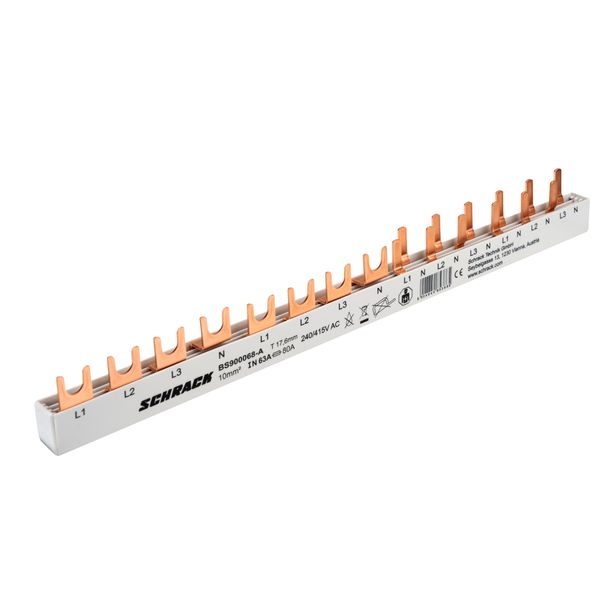 Busbar, 1xRCCB 4-pole, 1 MCB 3+N, 6 MCB 1+N/1 MW, 14MW image 6