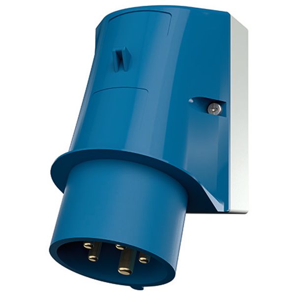 Wall mounted inlet, 16A5p9h230V, IP44 image 2