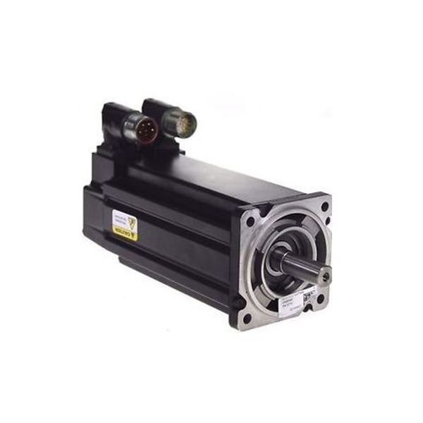 Allen-Bradley MPL-B330P-MK74AA Bulletin MPL - Low-Inertia Brushless Servo Motors Product, 460 V, Frame Size 3 = 100 mm (3.94 in.), Stack Length 30 = 76.2 mm (3.0 in.), 5000 RPM, Keyless Shaft Extension, SpeedTEC DIN Connector, Right Angle image 1