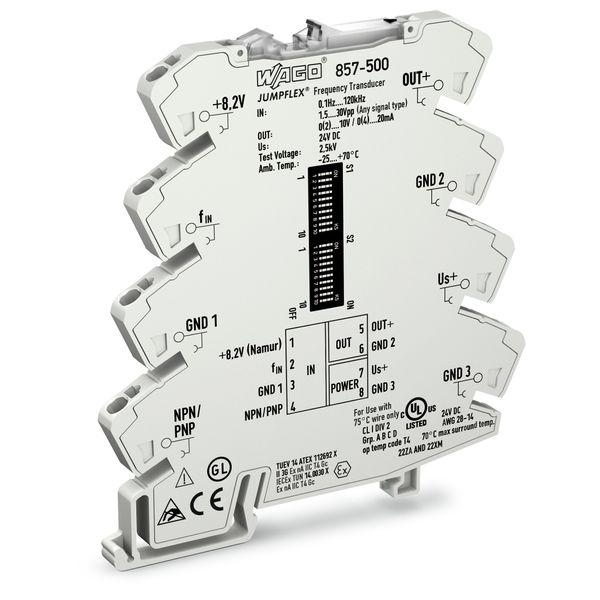 Frequency signal conditioner Current and voltage output signal Configu image 1