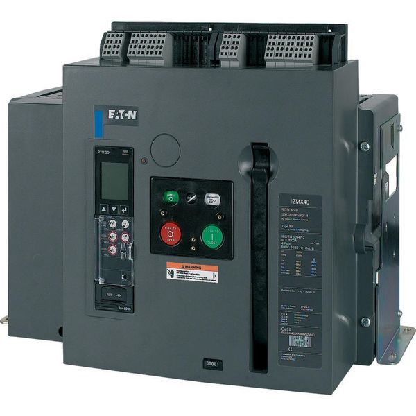 Circuit-breaker, 4 pole, 3200A, 66 kA, Selective operation, IEC, Fixed image 2