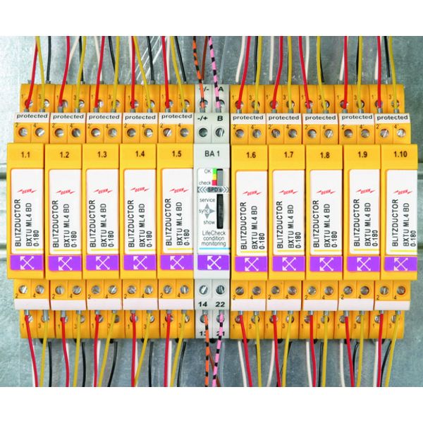 Labelling system for BLITZDUCTOR XT 2x BA1 (1.1-1.10) - BA15 (15.1-15. image 2