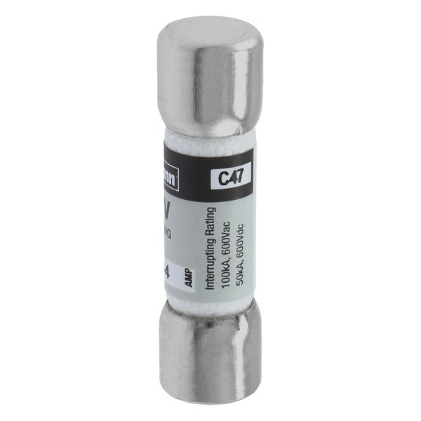 Eaton Bussmann series KLM fuse, 600 Vac, 600 Vdc, 4A, 100 kAIC at 600 Vac, 50 kAIC at 600 Vdc, Non Indicating, Fast acting, Ferrule end X ferrule end, Melamine tube, Nickel-plated bronze endcap image 29