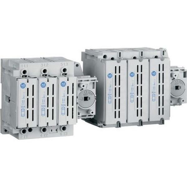 Allen-Bradley, 194R Fused and Non-Fused Disconnected Switches, Open, CSA HRCII-C fuse, 30 A, 3 Pole image 1