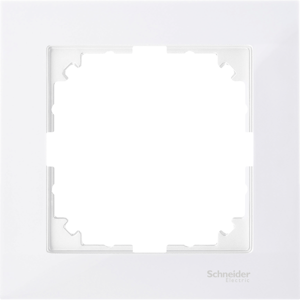 M-Pure frame, 1-gang, polar white image 3