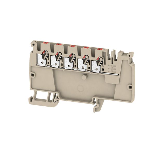 Potential distributor terminal, PUSH IN, 2.5, 800 V, 24 A, Number of c image 1