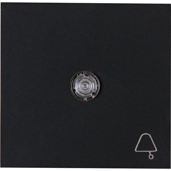 HK07 - Flächenwippe mit Linse und Symbol "Glocke", Farbe: schwarz matt image 1