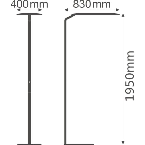 FLOOR STANDING HOME OFFICE 43W 840 WT EU PLUG image 9