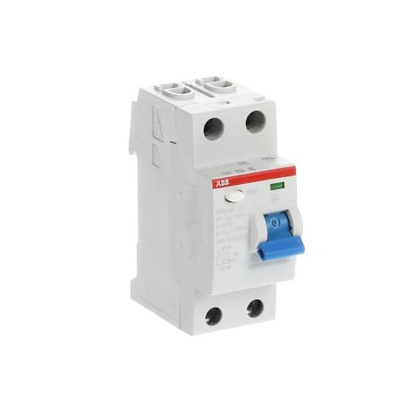 F202 AC-25/0.5 Residual Current Circuit Breaker 2P AC type 500 mA image 2