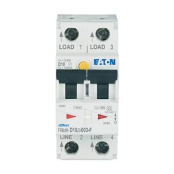 Digital RCD/MCB combination, 10 A, 30 mA, MCB trip characteristic: D, 2p, RCD trip characteristic: F image 8