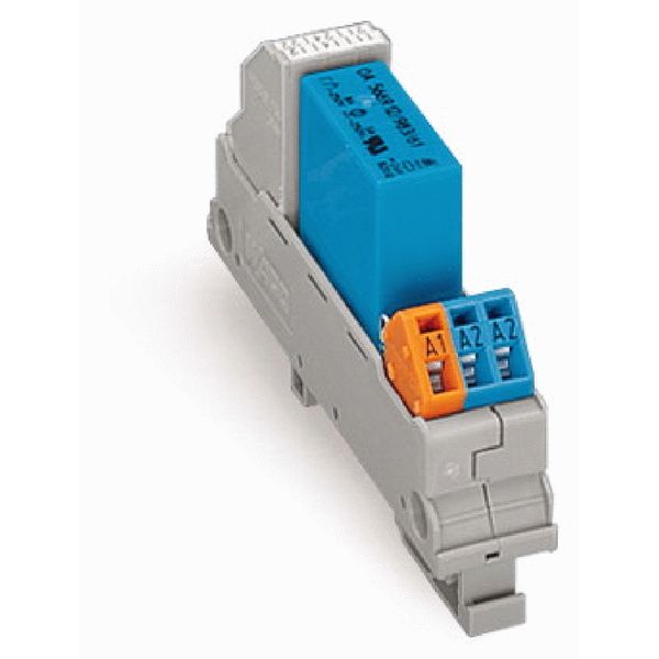 Relay module with driven contacts Nominal input voltage: 24 VDC 2 chan image 3