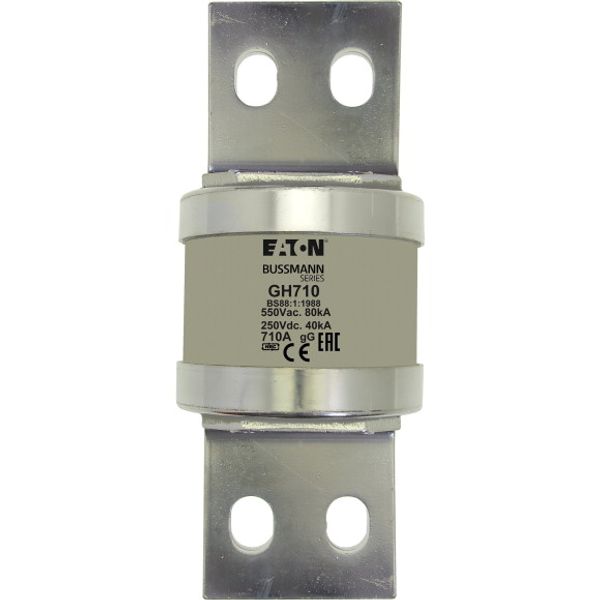 Fuse-link, low voltage, 710 A, AC 550 V, BS88, gL/gG, BS image 1