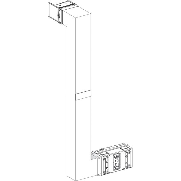 2X90° UP 300X(700-1200)X300 MTM 1000A FB image 1