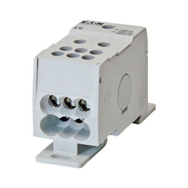 Terminal block, 1 pole, 160 A, 6 output terminals, ALU image 3