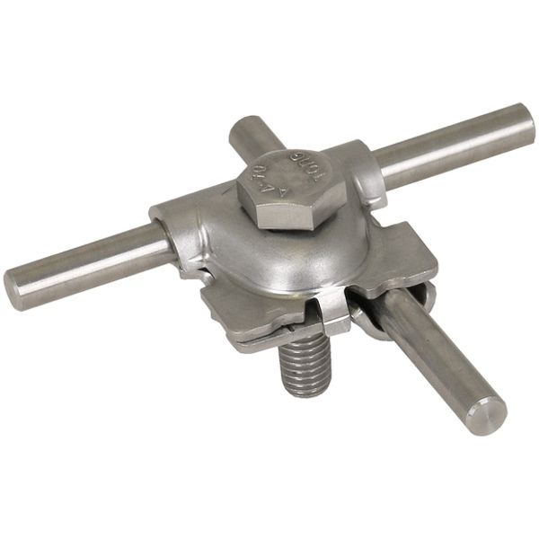 MV clamp with locking lug StSt (V4A) image 1