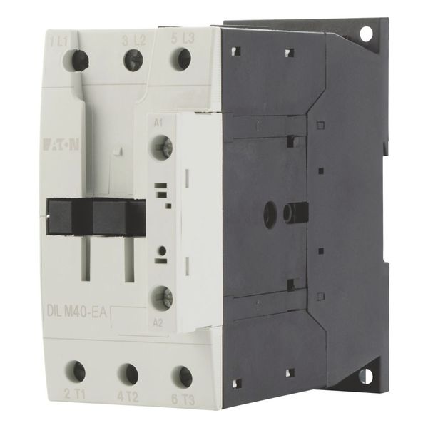 Contactor, 3 pole, 380 V 400 V 18.5 kW, RDC 24: 24 - 27 V DC, DC operation, Screw terminals image 2