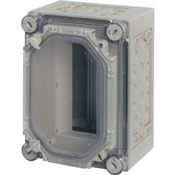 MCB enclosure, +door, 9HP, HxWxD=250x187.5x150mm image 2