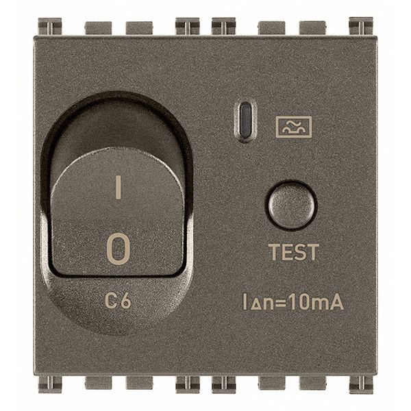 1P+N C6 10mA RCBO Metal image 1