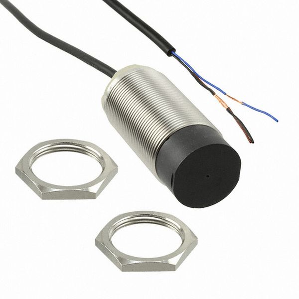 Proximity sensor, inductive, nickel-brass, short body, M30, unshielded image 2