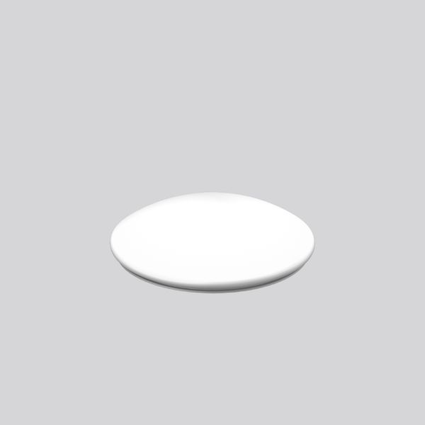 Replacement cover, plastic glass D 460 H 113 colour: white image 1