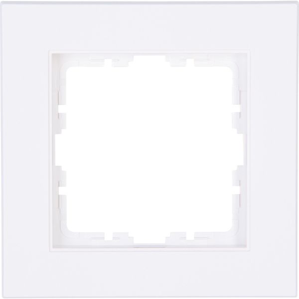 HK07 - Abdeckrahmen 1-fach, Farbe: arktisweiß image 1