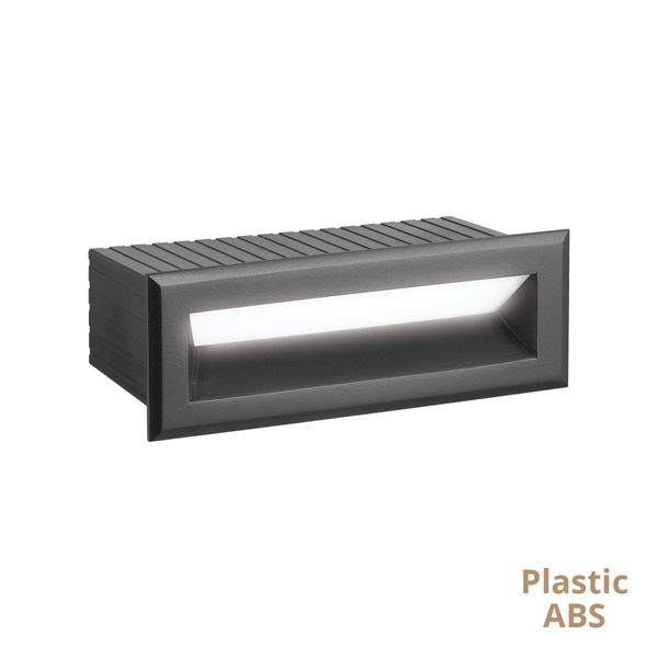 Wall Recessed Light Dark Grey Flik image 1