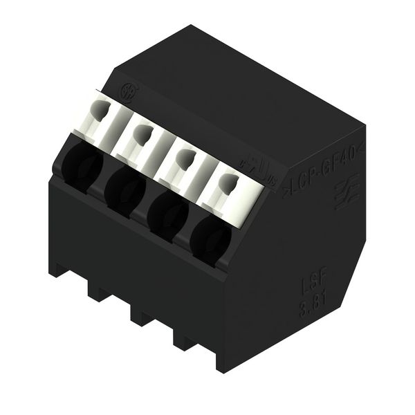 PCB terminal, 3.81 mm, Number of poles: 4, Conductor outlet direction: image 2