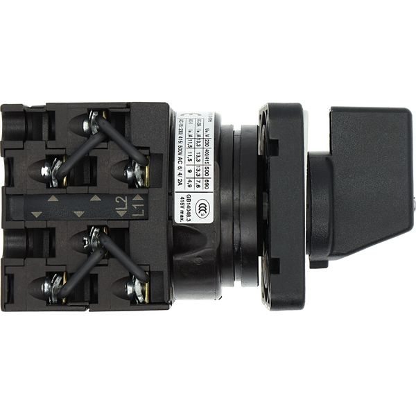 Step switches, T0, 20 A, flush mounting, 3 contact unit(s), Contacts: 6, 45 °, maintained, With 0 (Off) position, 0-3, Design number 15030 image 11