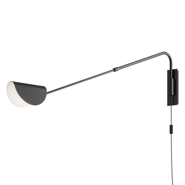 Modern Mollis Wall lamp Black image 1