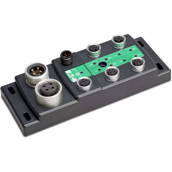 SWD Block module I/O module IP69K, 24 V DC, 4 outputs with separate power supply, 4 M12 I/O sockets image 3